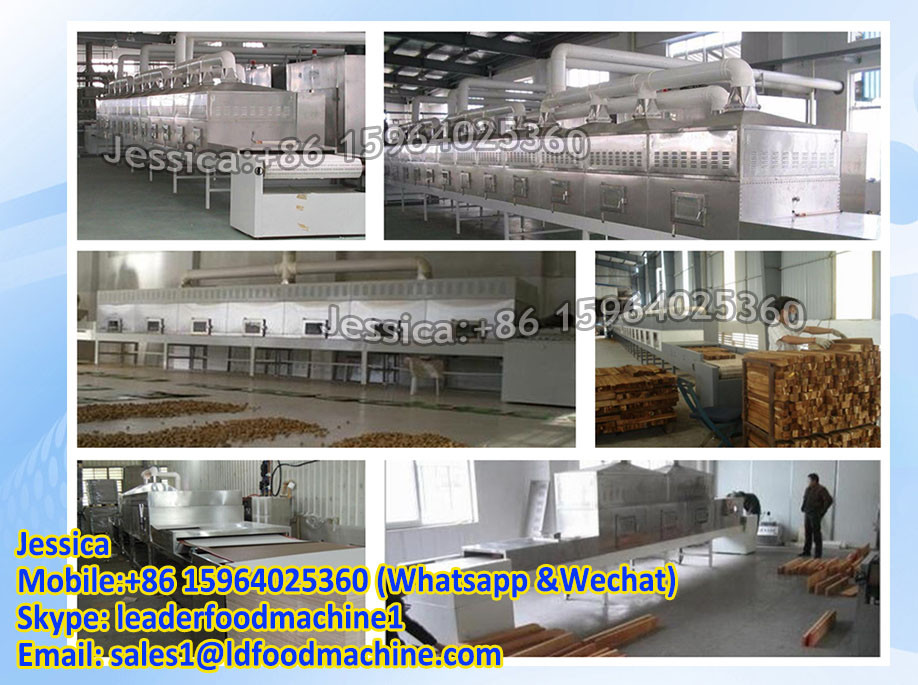 Factory direct sales scouring rush continuous microwave drying machine