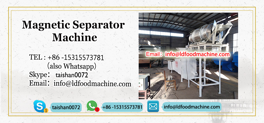 TaNb/Fe/tin/Tungsten separation equipment 3pcs disc high intensity dry makeetic separator