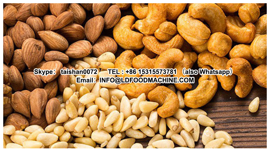 Peanut shell removing machinery