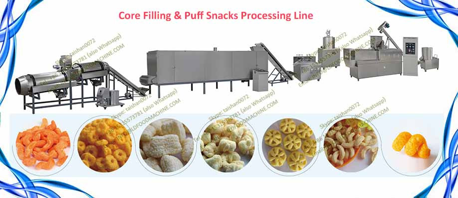 high quality stainless steel twin screw extruder food snacks machinery