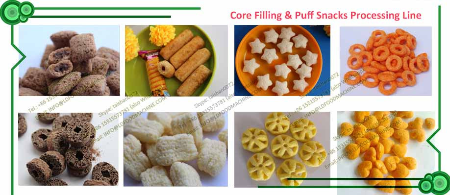 puffed inflating snacks processing 